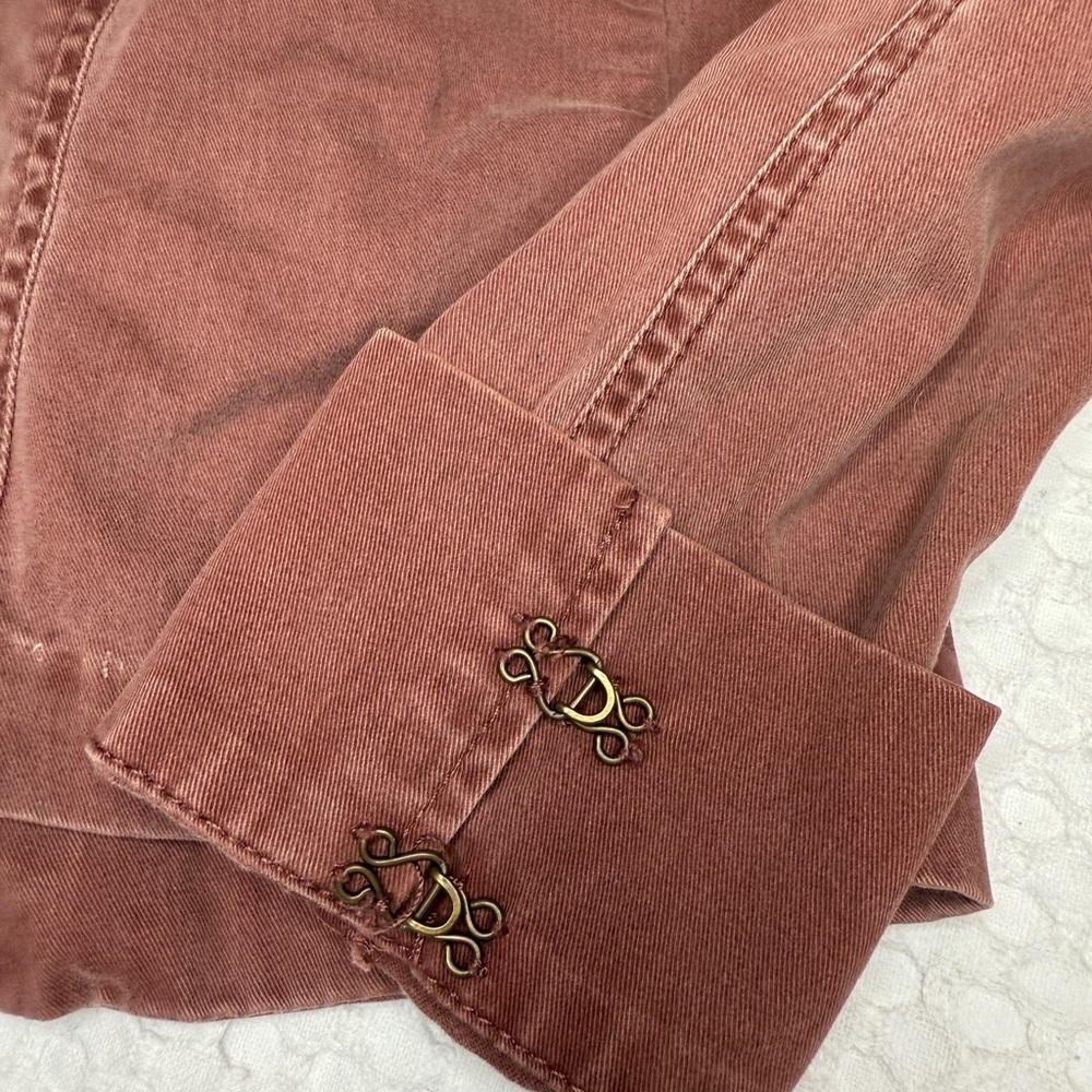 Free People Harley Military Jacket brick Size XS - Picture 6 of 7